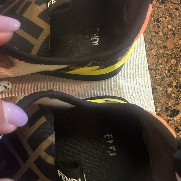 Fendi Colorful Lace-Up Sneakers - Picture 4 of 6